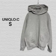 《UNIQLO:C》スウェットオーバーサイズプルパーカ 03 GRAY S