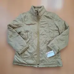 極軽薄キルティングジャケット ベージュゴールド