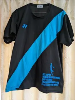 レアYONEX バドミントンシャツ JP M 青 幾何学模様 レアYONEX バドミントンシャツ JP M 青 幾何学模様 YONEX