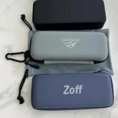 Zoff メガネケース 3点セット
