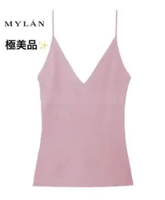 【極美品】MYLAN カシミヤ100% Rib Camisole リブニットのサムネイル