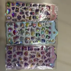 3枚セット ぷくぷくシール