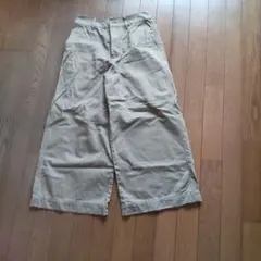 UNIQLO ベージュ ワイドパンツ 61cm