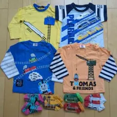 トーマス プラレール Tシャツ 4枚セットのサムネイル