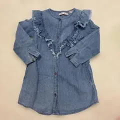 zara キッズデニムワンピース