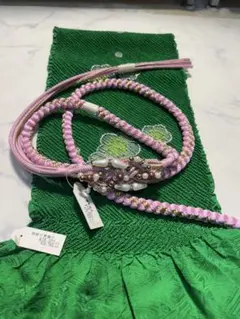 振袖☆正絹帯締め☆正絹絞り帯揚げセット☆00