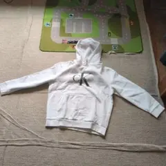 Calvin Klein Jeans ホワイト パーカー