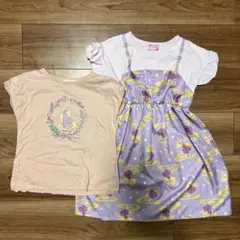 ラプンツェル ワンピース Tシャツ セット