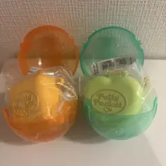 Polly Pocket ミニチュアチャーム2 オレンジグリーン セット ガチャ