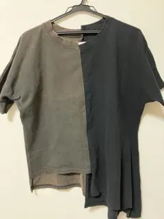 切り替え 素材　Tシャツ　HARE