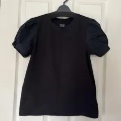 GAP パフスリーブ 半袖 Tシャツ ブラックのサムネイル