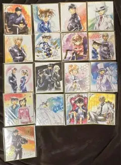 名探偵コナン イラストカードセット ミニ色紙 全17枚