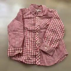 GREEN LABEL RELAXING 長袖シャツ 赤チェック