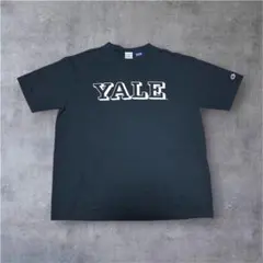 Champion T1011 YALE USA製 XL カレッジTシャツ 紺