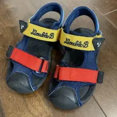 ダブルビー　サンダル　マルチカラー