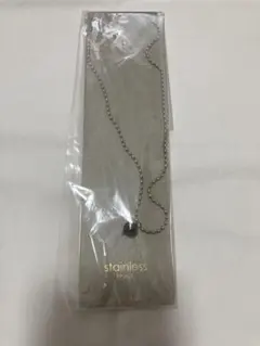 GLOBAL WORK UNIステンレスプチT/NL ネックレス　天然石