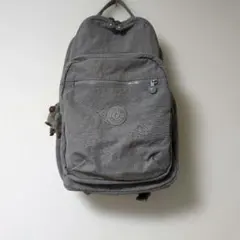 ☆キプリング☆グレー リュック・バックパック マスコット付き
