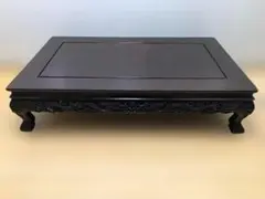 中国家具 彫刻座卓 龍彫刻 唐木調 大型 ローテーブル レトロ 251214