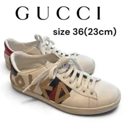 【限定】GUCCI グッチ エーススニーカー LOVED グリッター 36