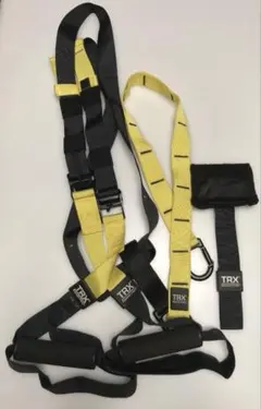 TRX サスペンショントレーナー 黒・黄色 美品]TRX トレーニングサスペンション 黒/黄色 収納袋付き - メルカリ