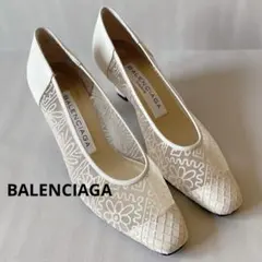 【希少】BALENCIAGA バレンシアガ レース パンプス 36½ 23.5のサムネイル