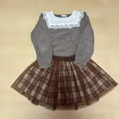 ペアマノンTシャツ&Bee des Beeスカート2点セット