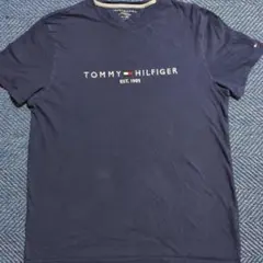 TOMMY HILFIGER Tシャツ ネイビー L