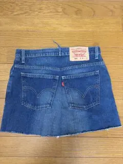 Levi's デニムミニスカート インディゴ