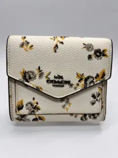 コーチ　coach　財布　ミニ　花柄　レディース