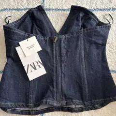 ZARA ザラ　ベアトップ　新品未使用