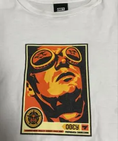 OBEY グラフィックプリント Tシャツ ホワイト