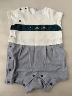 【現行品】familiar ロンパース 70 ファミリアチェック