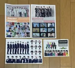 Snow Man 特典 ステッカー・シール 4枚セット