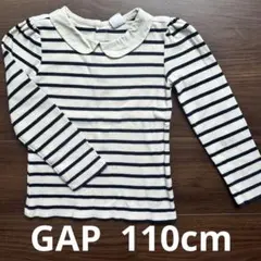 baby GAP 襟付きボーダー長袖カットソー 5歳用