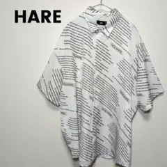 HARE　М（実寸XL相当）オーバーサイズ　半袖シャツ　メンズ