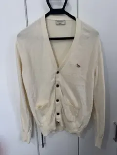 MAISON KITSUNÉ クリーム カーディガン