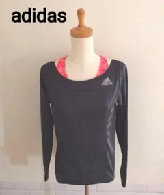 【美品!!】adidas ランニングロンT Sサイズ 日焼け対策 速乾素材