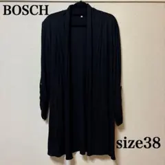 BOSCH★ボッシュ★M★黒★カーディガン★ロング★BLACK★羽織り
