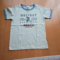 TINKERBELL 恐竜柄 半袖Tシャツ グレー 130cmのサムネイル