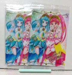 プリキュア キュアスター＆キュアミルキー ウエハース カード 2枚セット