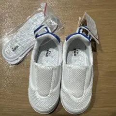 イフミー　上履き　スリッポンタイプ　ブルー　サイズ17.5 新品