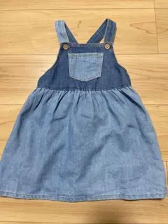 H&M デニム ジャンバースカート