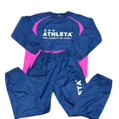 【美品・セットアップ】ATHLETA アスレタ ピステ パンツ ネイビー/ピンク