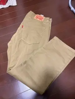 美品 リーバイス 502 レギュラーテーパード W34 L29 ベージュチノパン