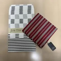 JIM THOMPSON 赤ストライプ ハンカチ