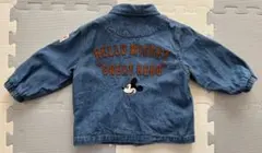 プティマイン ミッキー デニムジャケット Gジャン 90