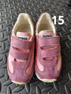 PATRICK ピンク スニーカー 15ｃｍのサムネイル