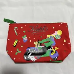 Kiehl's リミテッドエディション ノベルティ　ポーチ　赤色