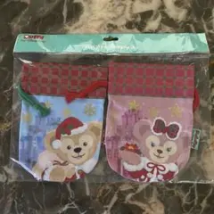 ダッフィー フレンズ クリスマス巾着袋 2個セット