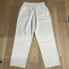 ホワイト チノパン ゴムウエスト